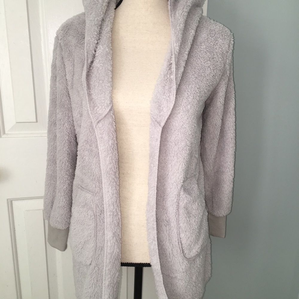 5⭐️ Trendy Sherpa Open Sweater - Picture 5 of 8